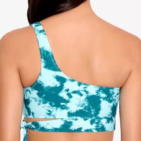 Salt + Cove Sea Foam One-Shoulder Bikini Top - Picture 3 of 4